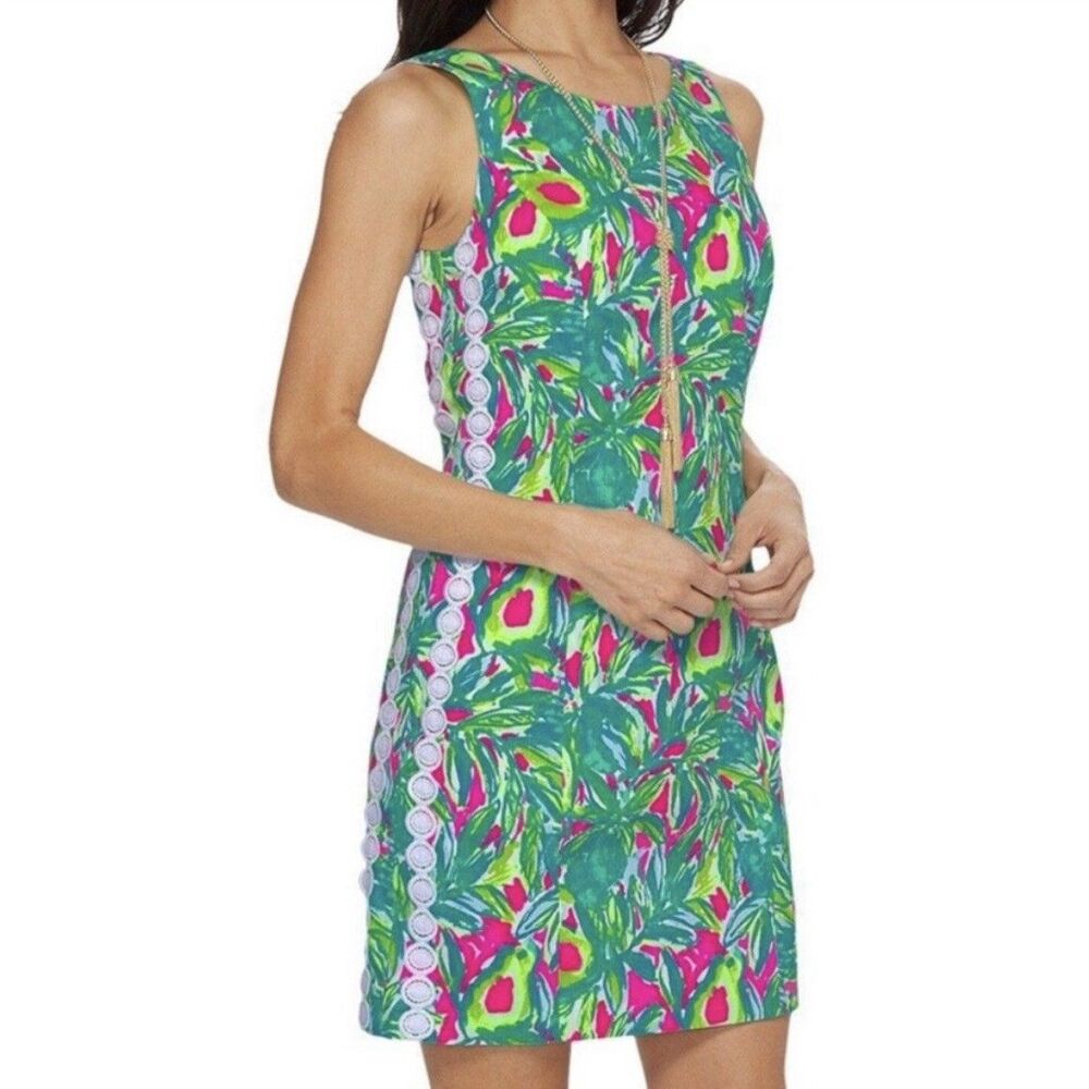 Lilly Pulitzer Guac And Roll Mila Shift Dress Women’s Size 8 Sleeveless NWT Rare